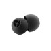 SILICONE EAR ADAPTER BLACK