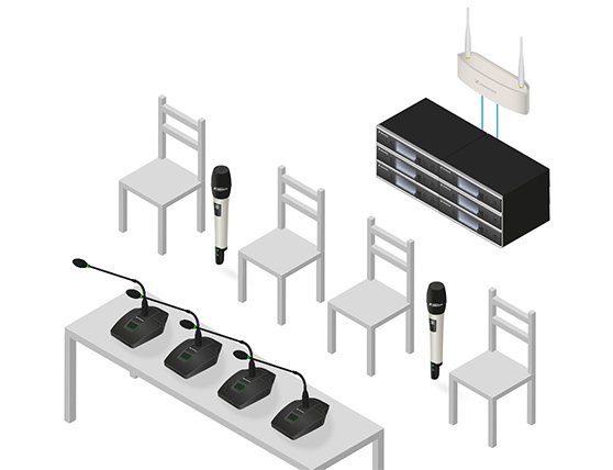 SpeechLine – беспроводная микрофонная система для конференц-связи и публичных выступлений